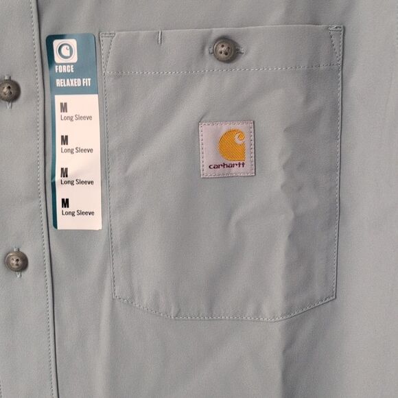 Carhartt Force Sun Defender. Casual Button Down Shirt. NWT. Men's Medium - Picture 3 of 9